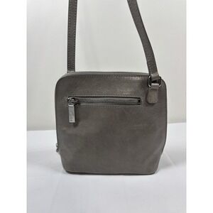 HOBO Int‎ Gray Handcrafted Soft Leather Small Crossbody Shoulder Bag Versatile